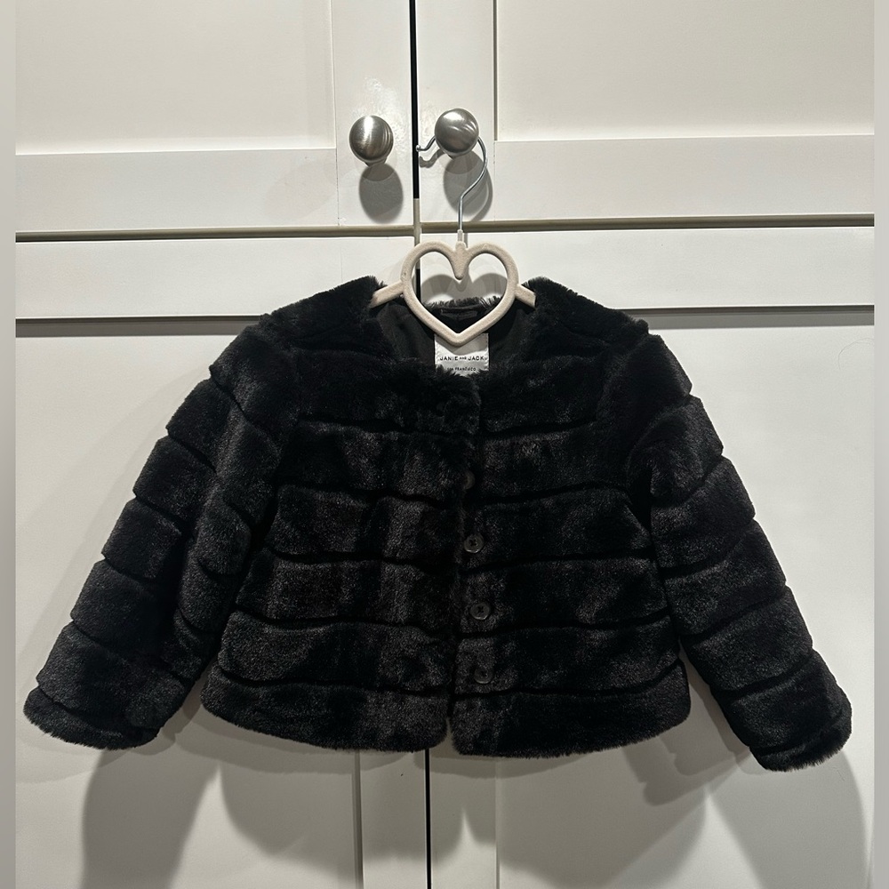 Janie and Jack Toddler Faux Fur Jacket